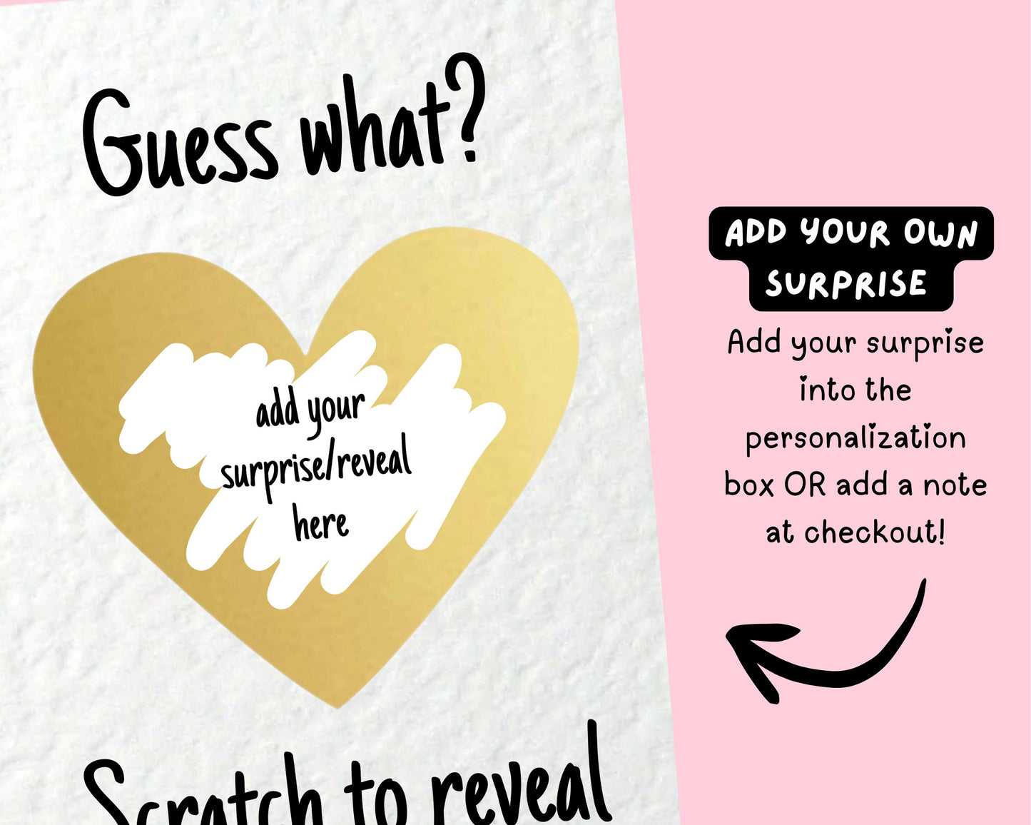 Birthday Surprise Scratch Card, Gift Reveal, Surprise Greeting Card, Birthday Card, Surprise Trip, Holiday, Birthday Gift