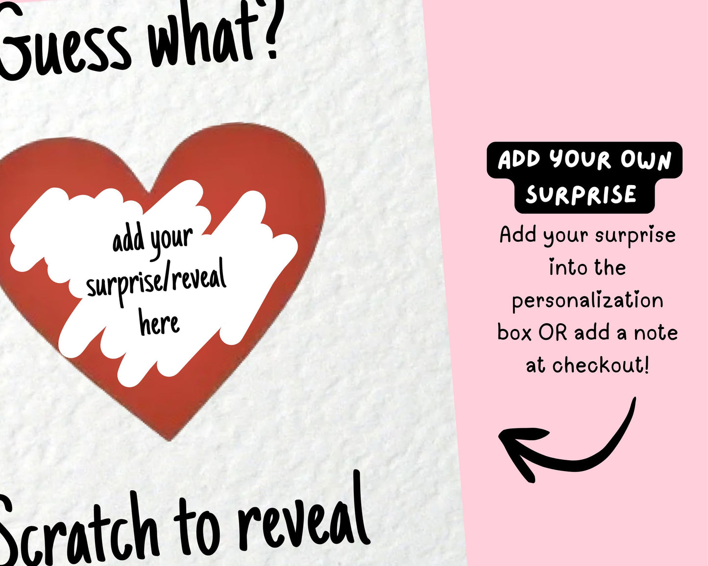 Birthday Surprise Scratch Card, Gift Reveal, Surprise Greeting Card, Birthday Card, Surprise Trip, Holiday, Birthday Gift