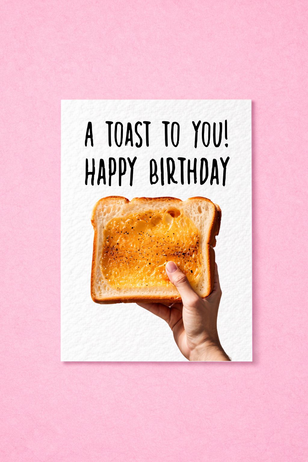 Funny Greeting Card - A Birthday Toast- It's Your Birthday- Happy Birthday - Humorous