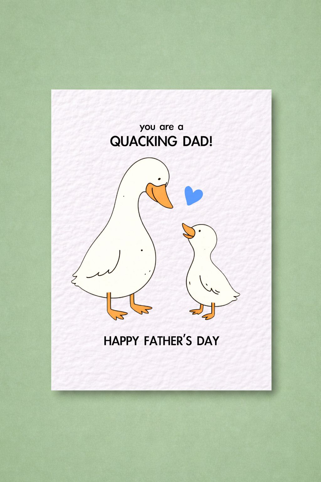 Funny Father's Card: You Are A Quacking Dad, Cute Gift For Dad