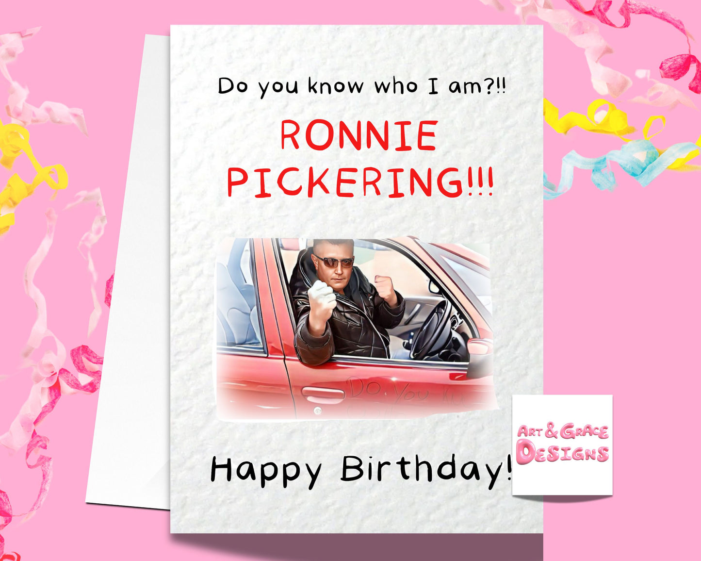 Ronnie Pickering Birthday Card - Happy Birthday - Humorous Card - Funny Internet Meme - Tiktok Meme