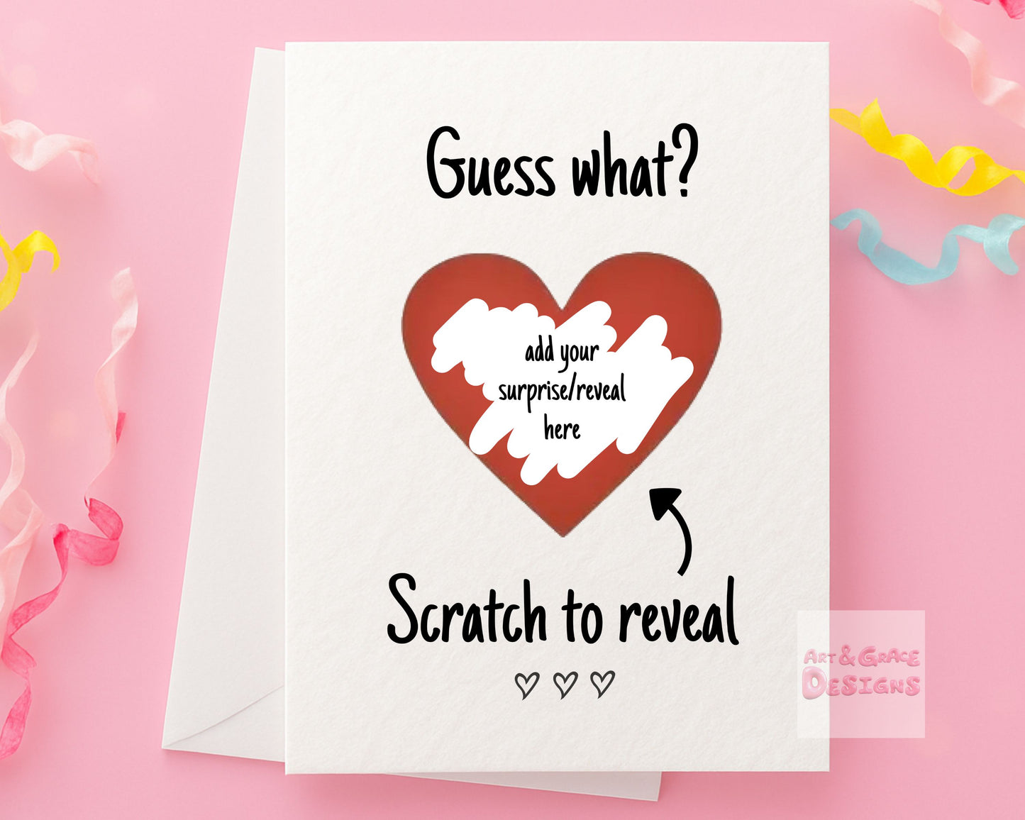 Birthday Surprise Scratch Card, Gift Reveal, Surprise Greeting Card, Birthday Card, Surprise Trip, Holiday, Birthday Gift