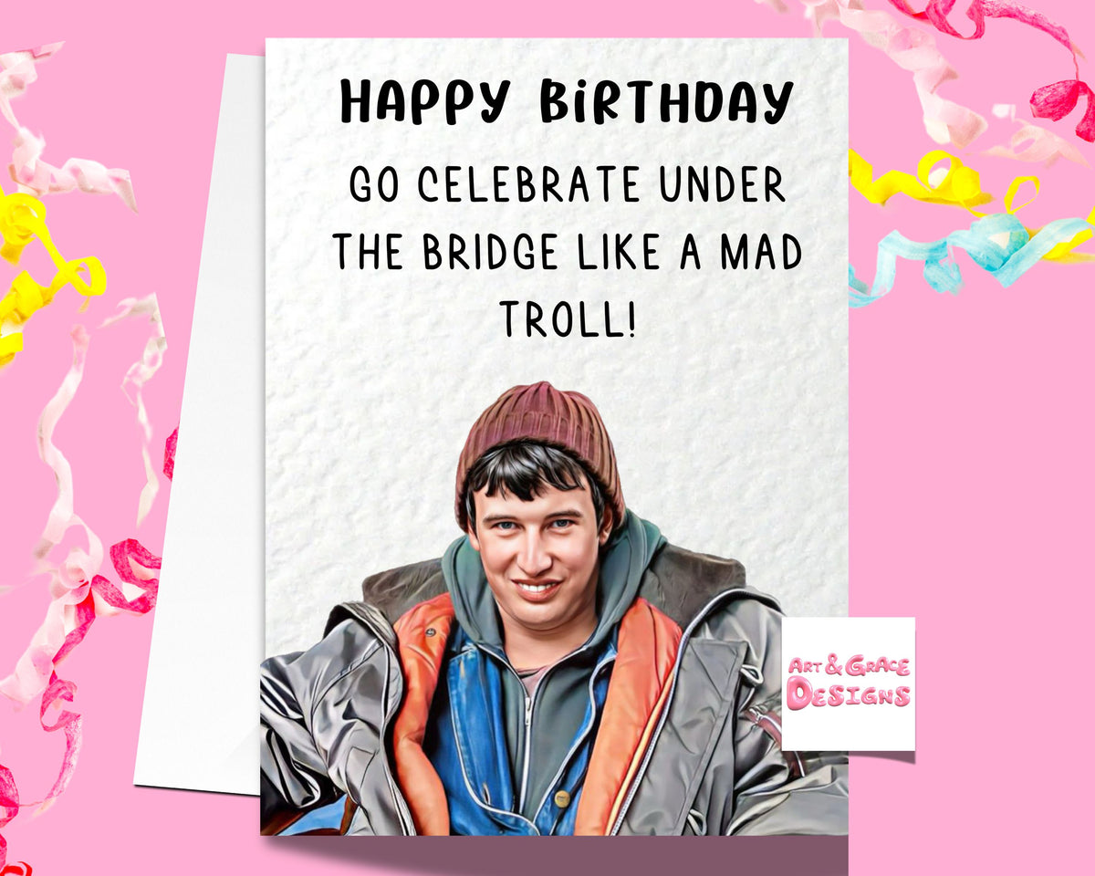 Still Game Greeting Card -Methadone Mick - Funny TV Show Birthday Card