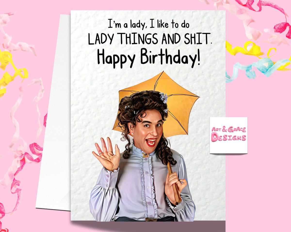 Little Britain - Emily Howard - Funny Card - Funny UK Comedy Show - Famous Actor - Lady Things