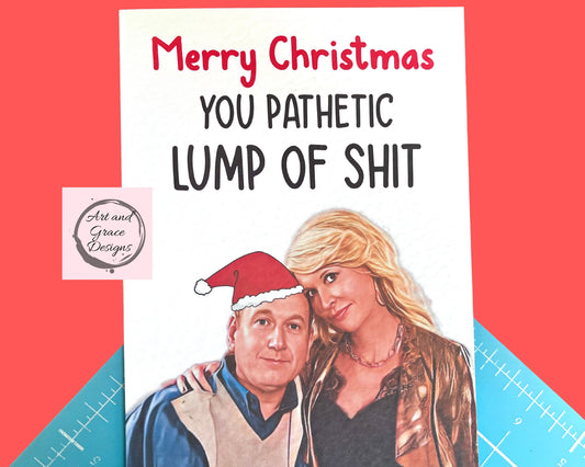 Gavin and Stacey Christmas Card - Dawn and Pete- Humorous - Gavin and Stacey - Rude Card