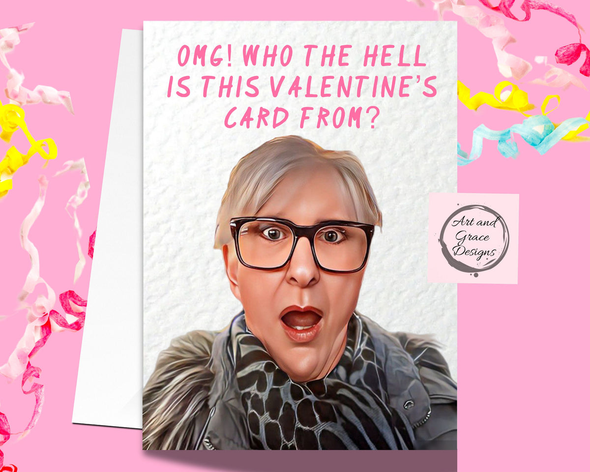 The Traitors Funny Valentine's Day Greeting Card - Reality Game Show - Happy Valentine's -Claudia Winkleman - Host