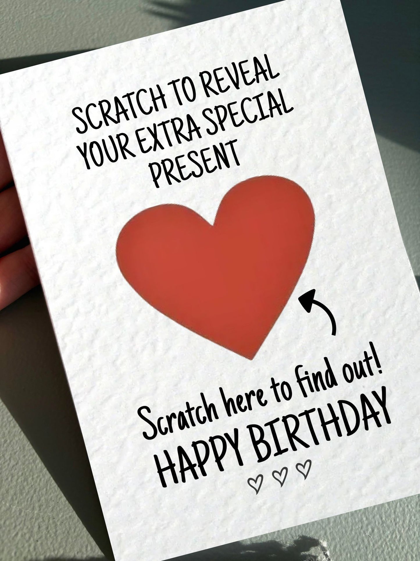 Funny Birthday Surprise Scratch Card, Cheeky Gift Reveal Greeting Card, Birthday Card, Rude Birthday Gift For BoyFriend, Partner, Husband