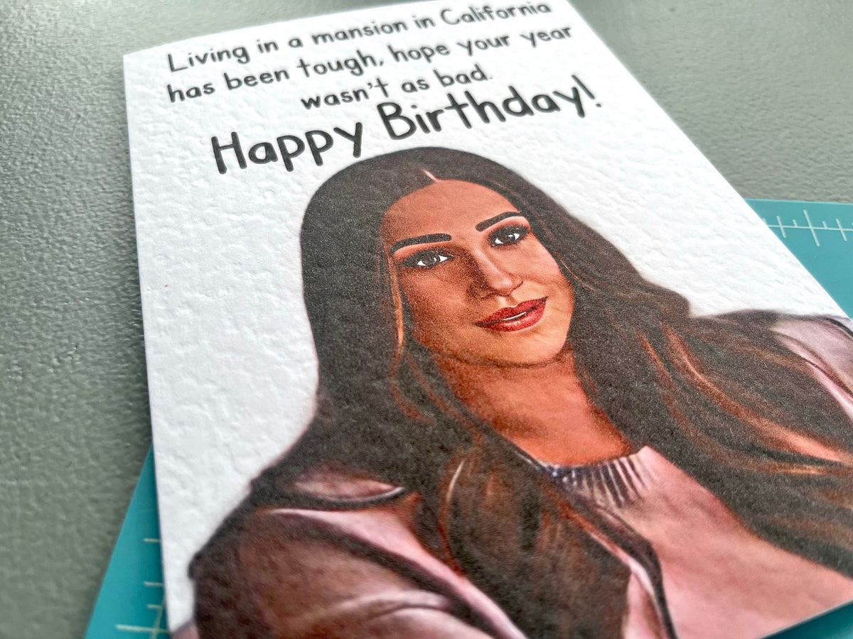 Meghan Markle Birthday Greeting Card - Funny Royal Family Card- Prince Harry - Royal Family Drama