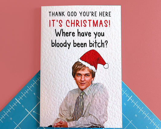 Mr G Christmas Card - Summer Heights High - Chris Lilley - Funny Rude Christmas Greeting Card