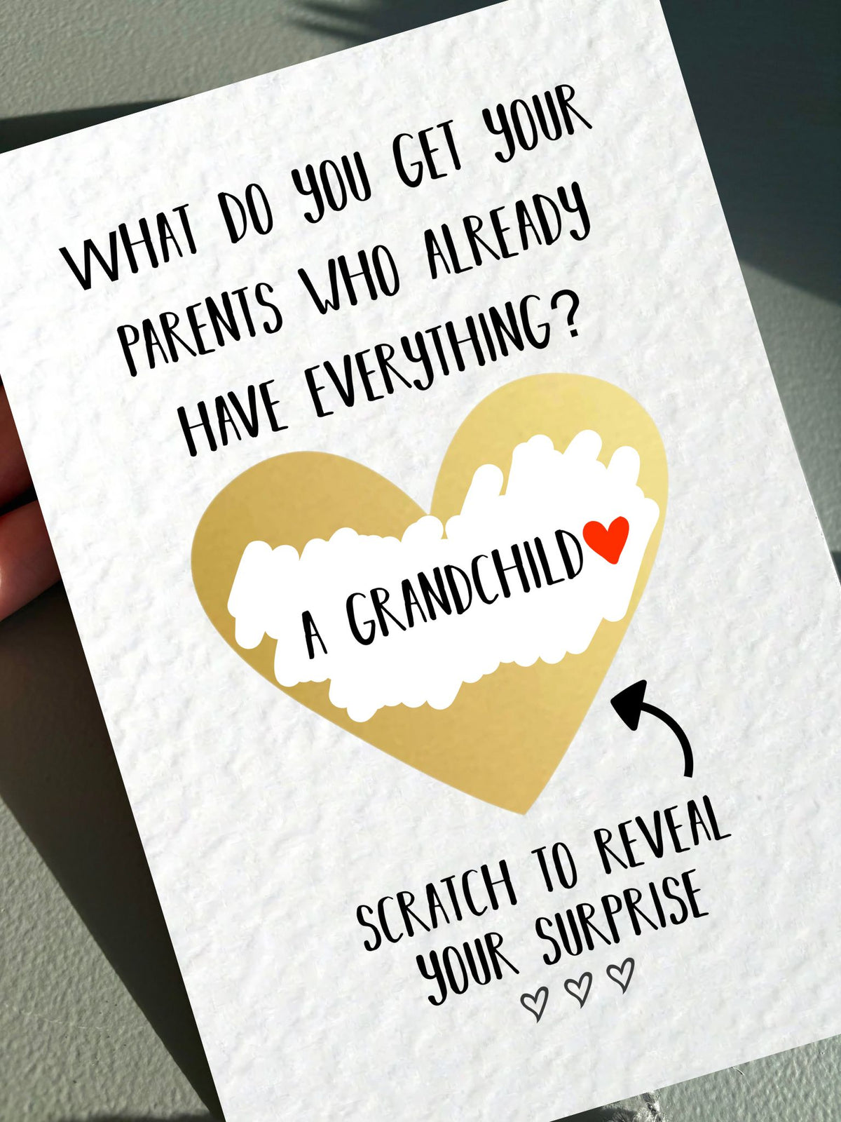 Grandchild Surprise Grandparents Proposal Card - Pregnancy Greeting Card, You're Going To Have A Grandchild