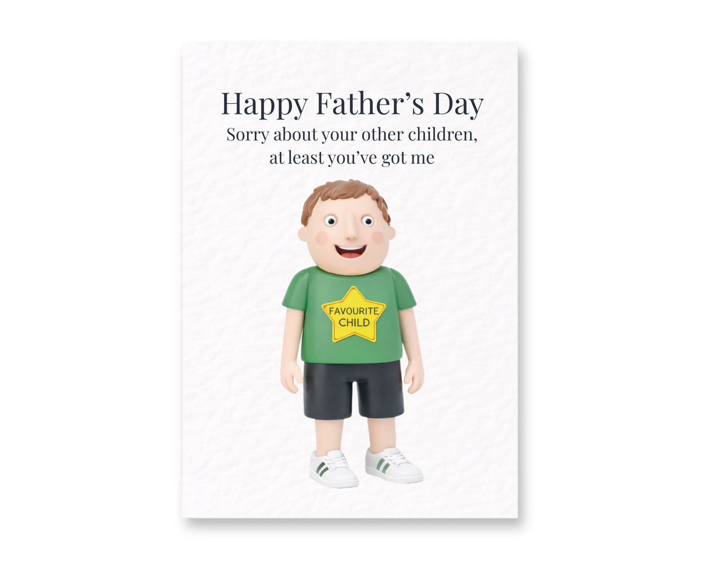 Father's Day Funny Card: Favourite Child, Sorry About Your Other Children, Humorous Greeting Card, Joke Gift