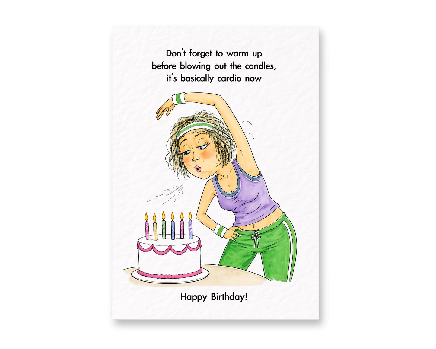 Wine Birthday Card For Friend, Funny Birthday Candle Greeting Card, Best Friend Card