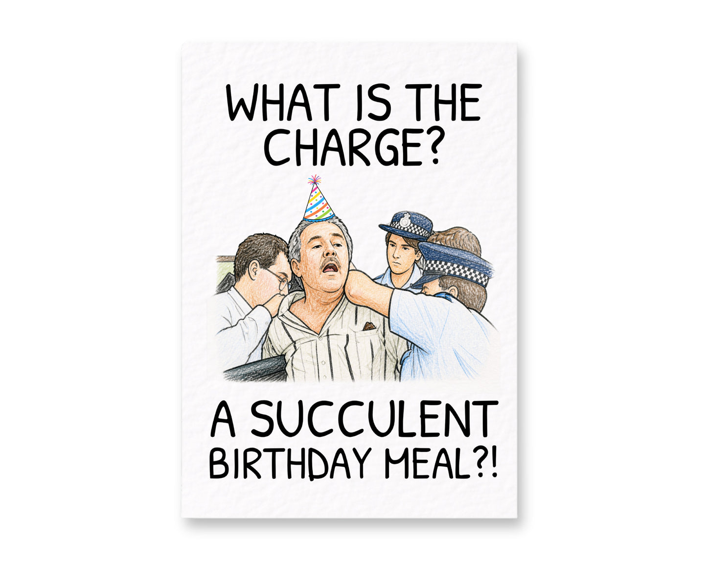 Democracy Manifest - A Succulent Chinese Meal Greeting Card Funny Meme