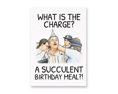 Democracy Manifest - A Succulent Chinese Meal Greeting Card Funny Meme