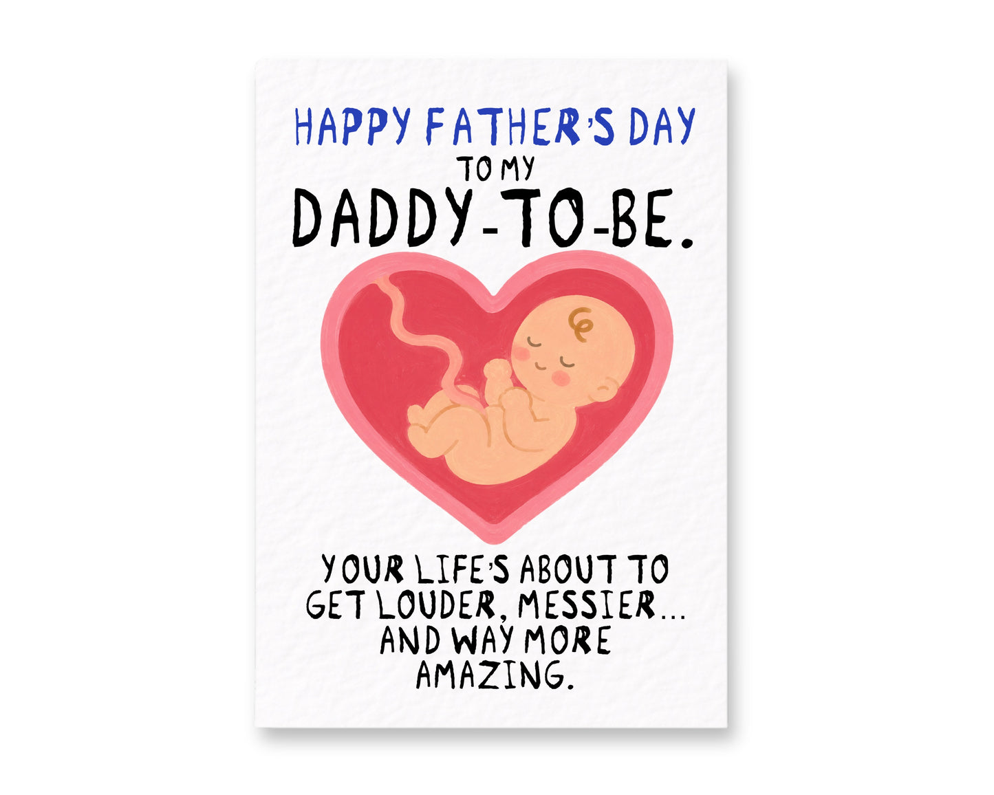 Daddy-To-Be Father’s Day Card, First Father’s Day Card, Dad To Be Gift From Bump, Pregnancy Announcement Card, New Dad Card