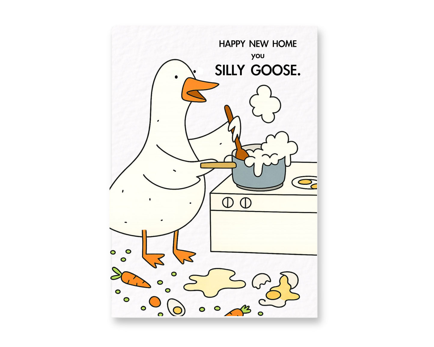 Funny New Home Card, Goose Housewarming Card, Silly Goose Card, Congratulations New Home, Moving House Gift