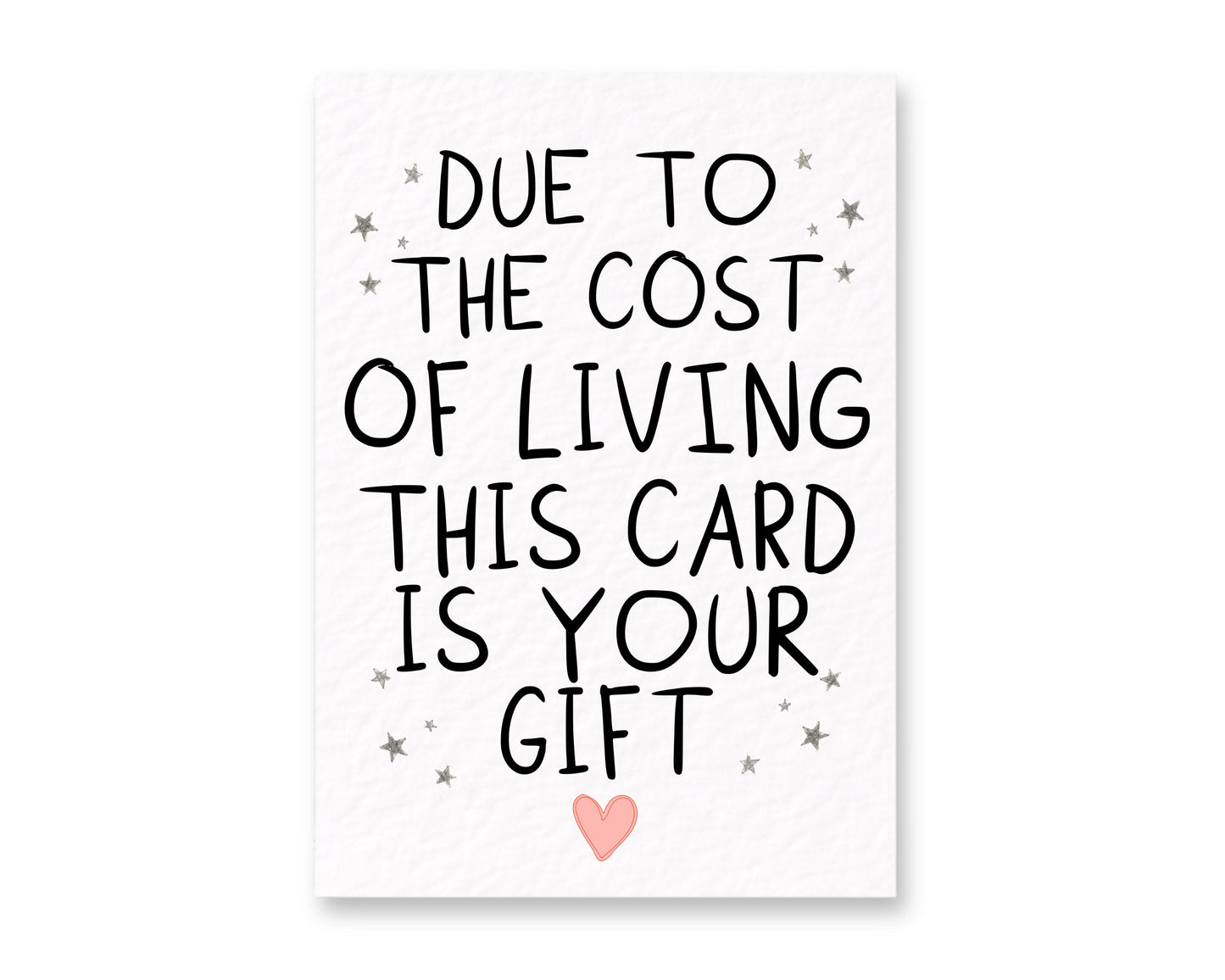 Funny Birthday Card, Cost of Living Gift Card, Humorous, Funny Friend Card, Sarcastic Greeting Card, Novelty Gift