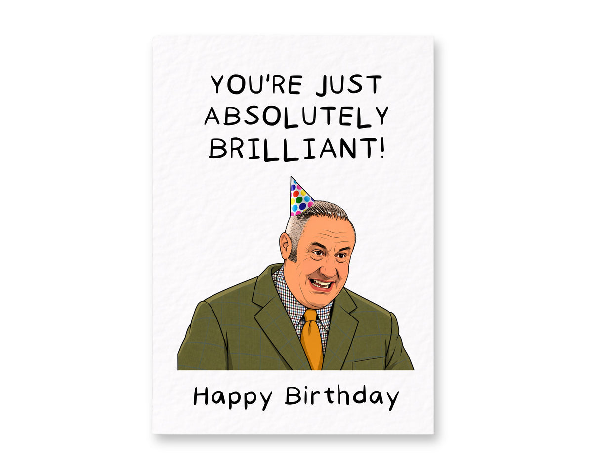 The Great Pottery Throw Down Birthday Greeting  Card- Funny TV Show Card