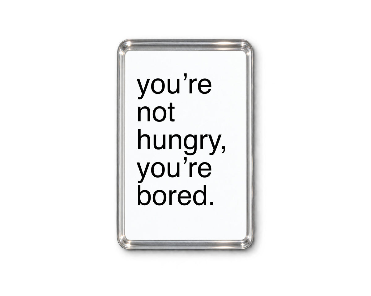 Funny Food Magnet, Snack Lover Gift, Humorous Kitchen Refrigerator Decor, Fridge Accessory, Quirky Present, Foodie Keepsake, Novelty Decor