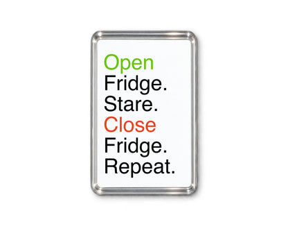 Funny Fridge Magnet, Humorous Home Decor, Foodie Present, Novelty Keepsake, House-warming Accessory, Quirky Present
