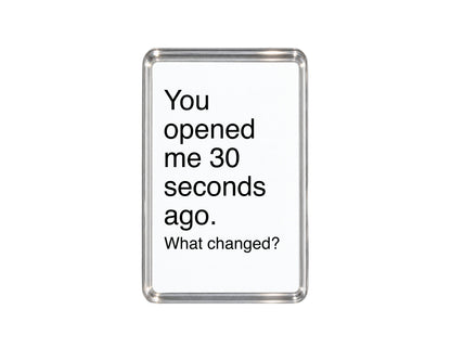Funny Fridge Magnet, Sarcastic Gift, Humorous Kitchen Decor, Novelty Present, Quirky Keepsake, Sassy Home Accessory, Witty Housewarming Idea