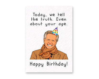 Funny Birthday Greeting Card Traitor Honesty Gift