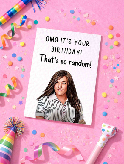 Ja'mie King Birthday Card - Summer Heights High - Private School - Chris Lilley - Funny Rude Birthday Greeting Card
