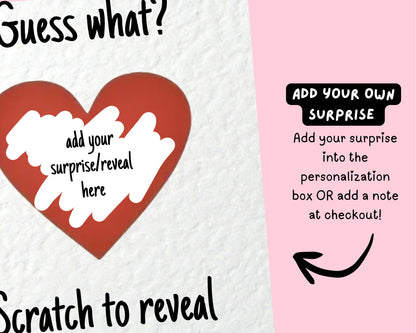 Birthday Surprise Scratch Card, Gift Reveal, Surprise Greeting Card, Birthday Card, Surprise Trip, Holiday, Birthday Gift