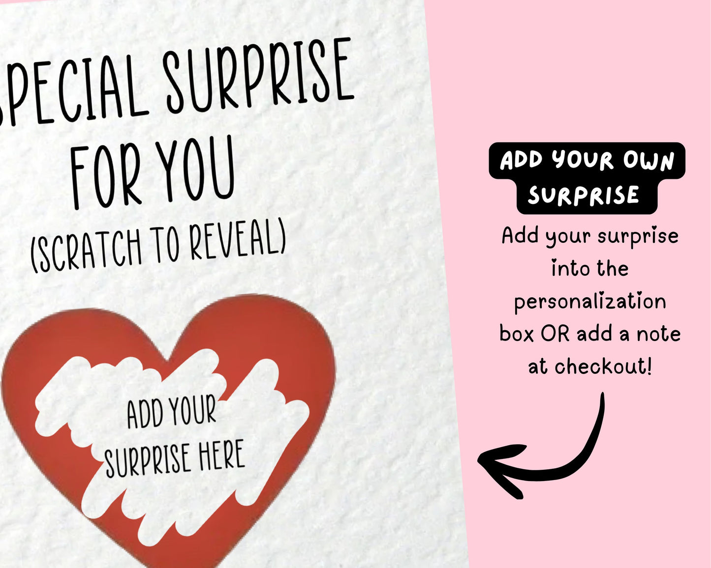 Birthday Surprise Scratch Card, Gift Reveal, Surprise Greeting Card, Birthday Card, Surprise Trip, Holiday, Birthday Gift