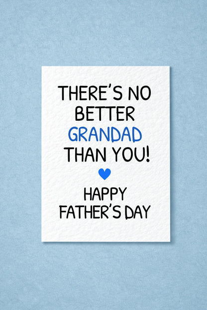Father's Day Card for Grandad, Funny & Thoughtful Greeting Card, Grandad Father's Day Card, Father's Day from Grandchildren
