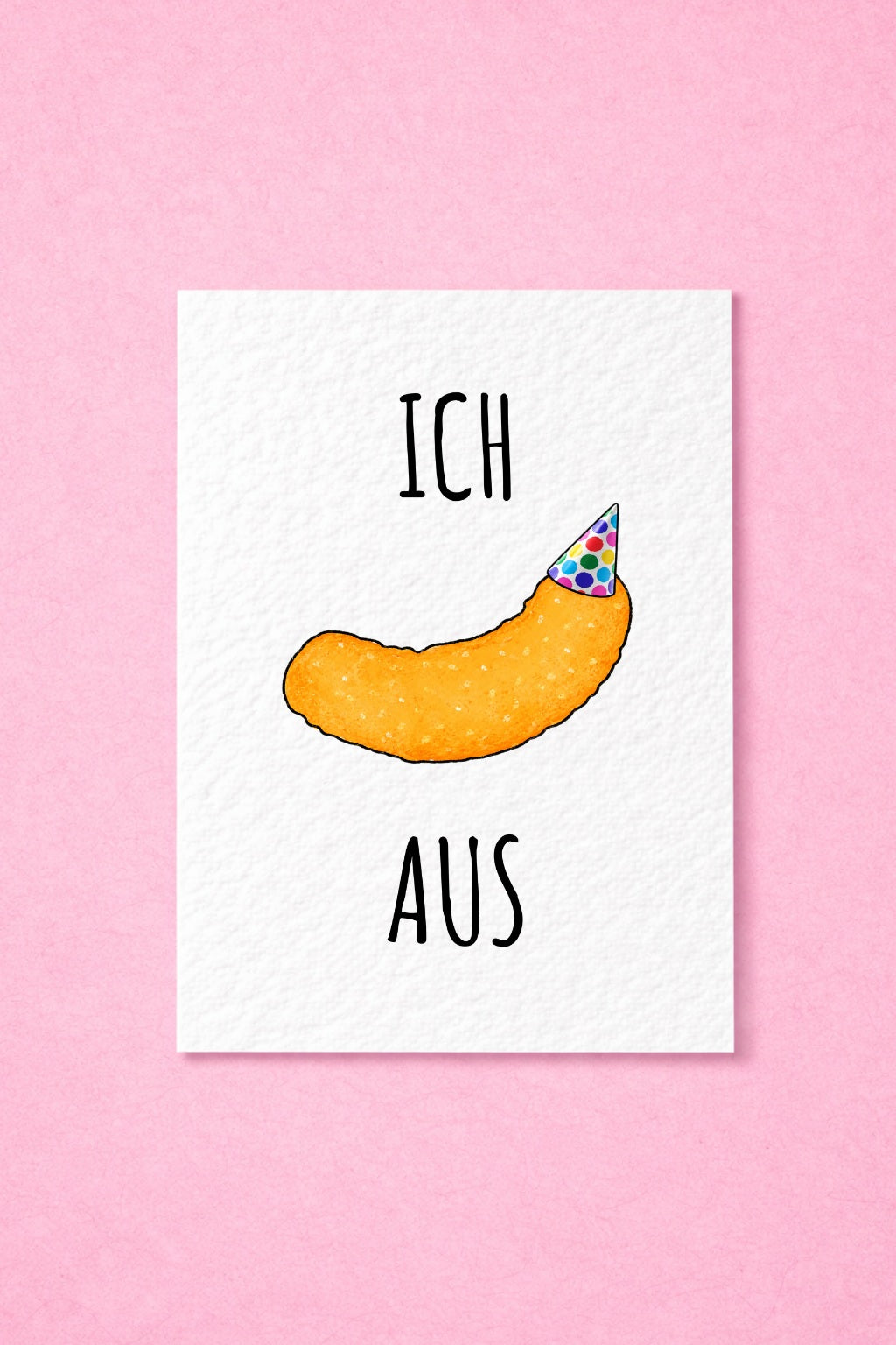 Funny Peanut Birthday Card, Cute Peanut Card, Quirky Birthday Card, Funny Friend Birthday Card, Blank Birthday Card, Ich Aus