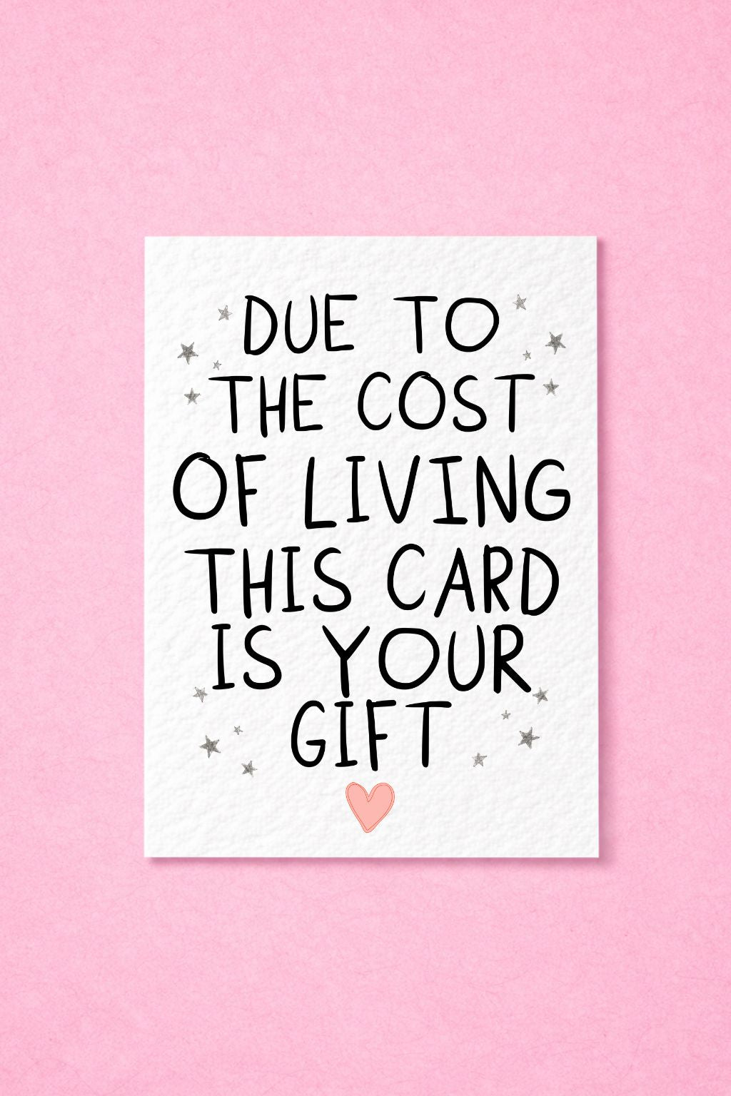 Funny Birthday Card, Cost of Living Gift Card, Humorous, Funny Friend Card, Sarcastic Greeting Card, Novelty Gift