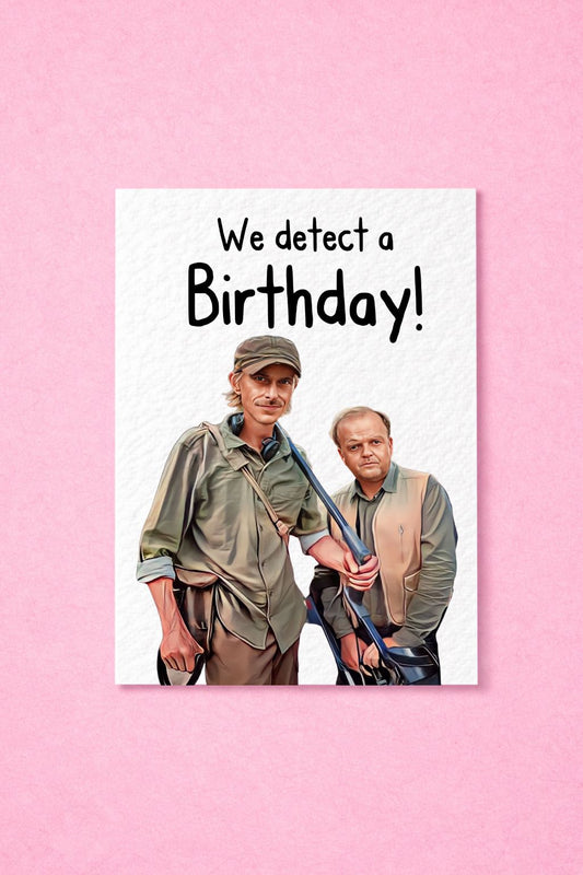 Detectorists Greeting Card - Andy Stone- Lance - Funny Card -  BBC Show - Famous Comedy Show - Famous Actor