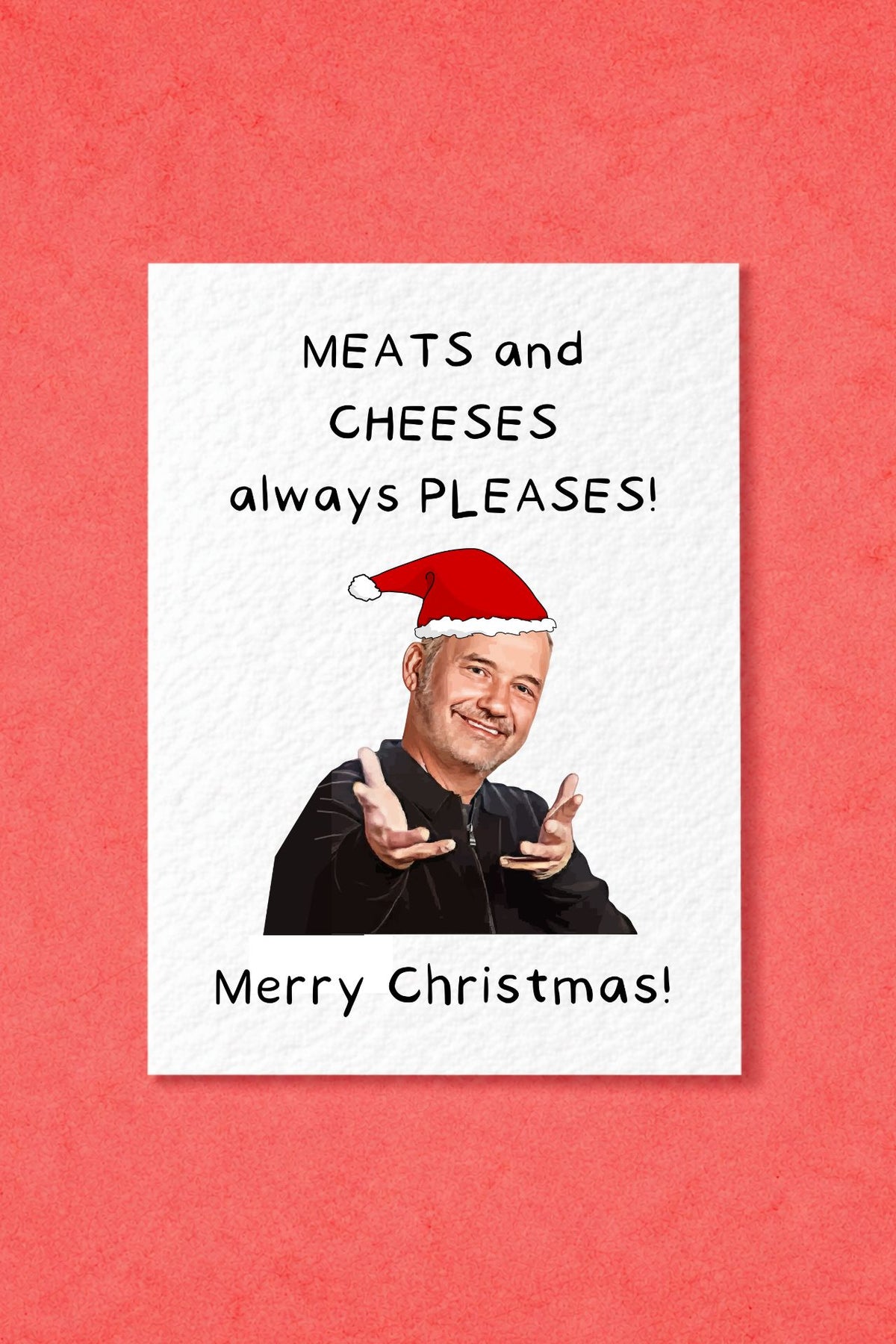 Bob Mortimer Greeting Christmas Card - I Hope Your Christmas Is Magic - Funny Comedian