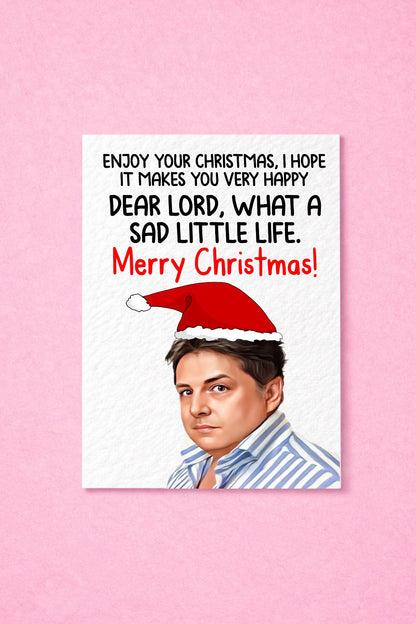 Come Dine With Me Christmas Card: Funny UK Meme Greeting Card