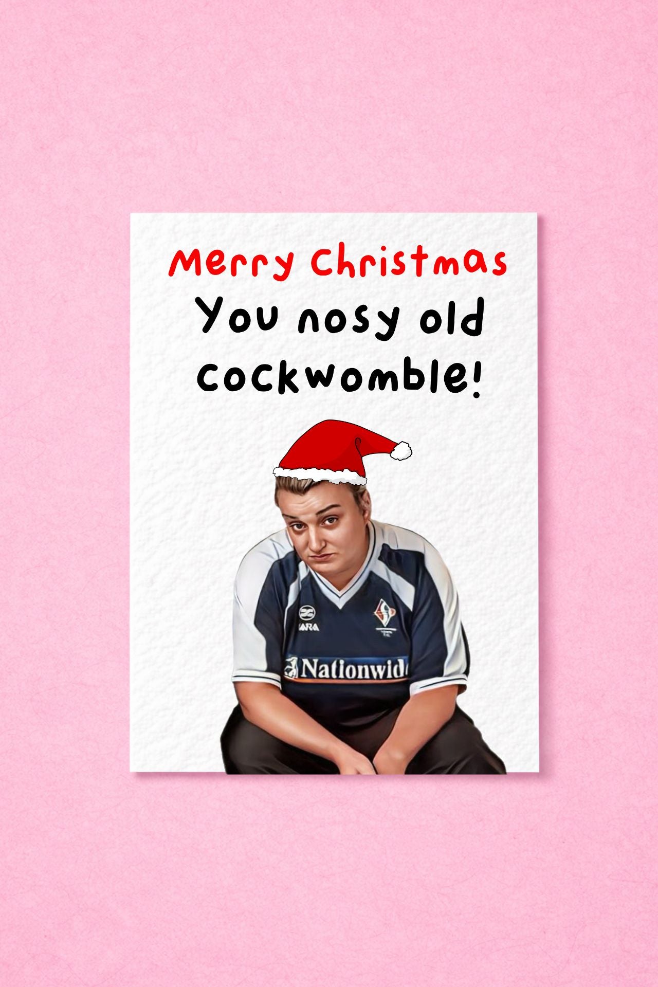 Funny Cockwomble Greeting Card -Kerry- Rude Christmas Card