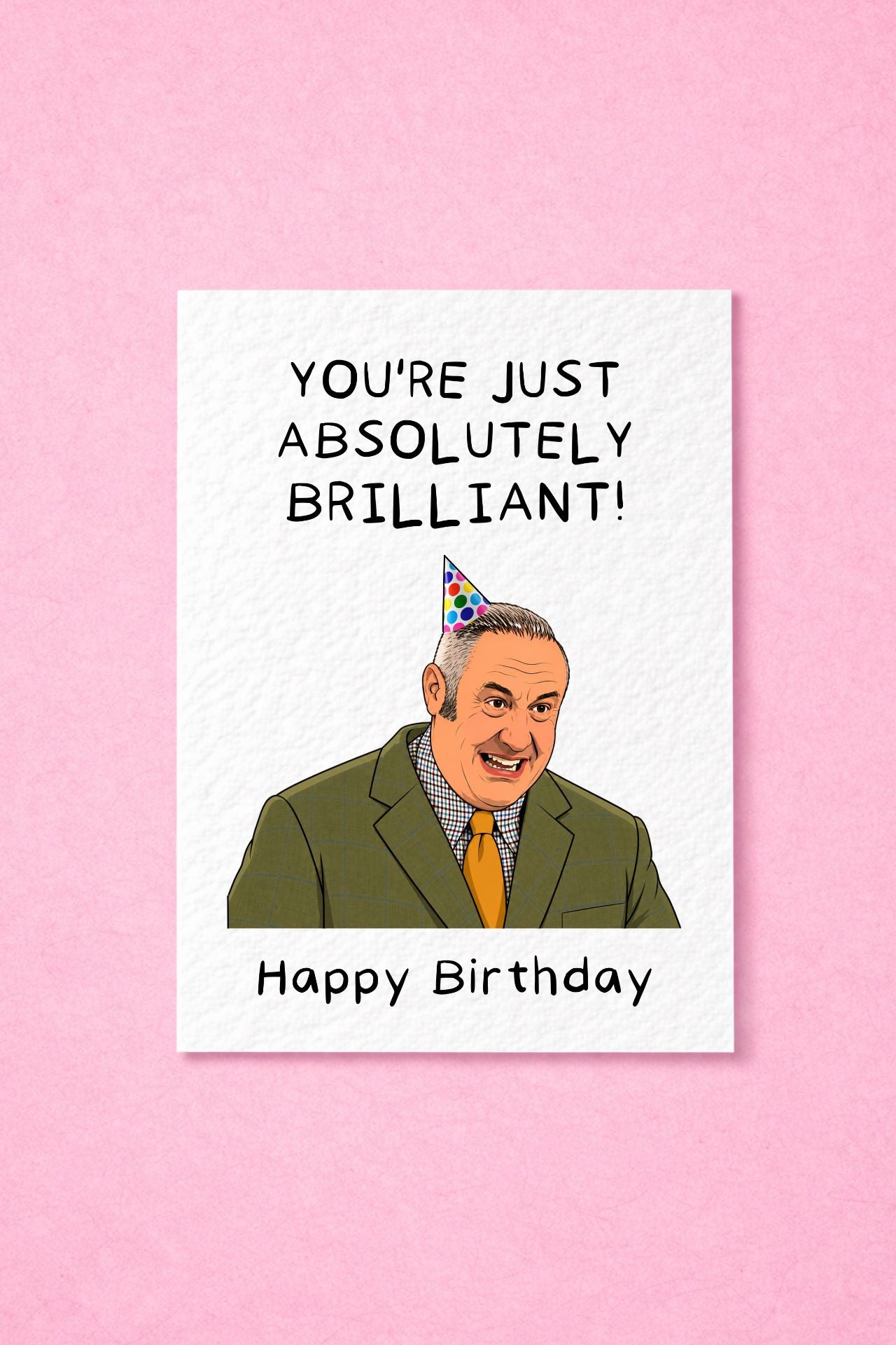 The Great Pottery Throw Down Birthday Greeting  Card- Funny TV Show Card