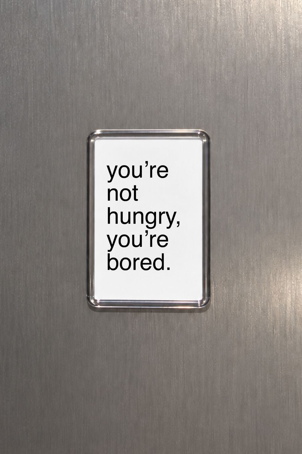 Funny Food Magnet, Snack Lover Gift, Humorous Kitchen Refrigerator Decor, Fridge Accessory, Quirky Present, Foodie Keepsake, Novelty Decor