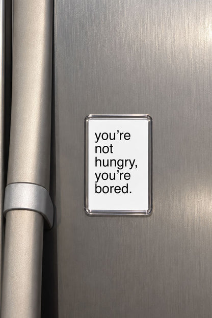 Funny Food Magnet, Snack Lover Gift, Humorous Kitchen Refrigerator Decor, Fridge Accessory, Quirky Present, Foodie Keepsake, Novelty Decor