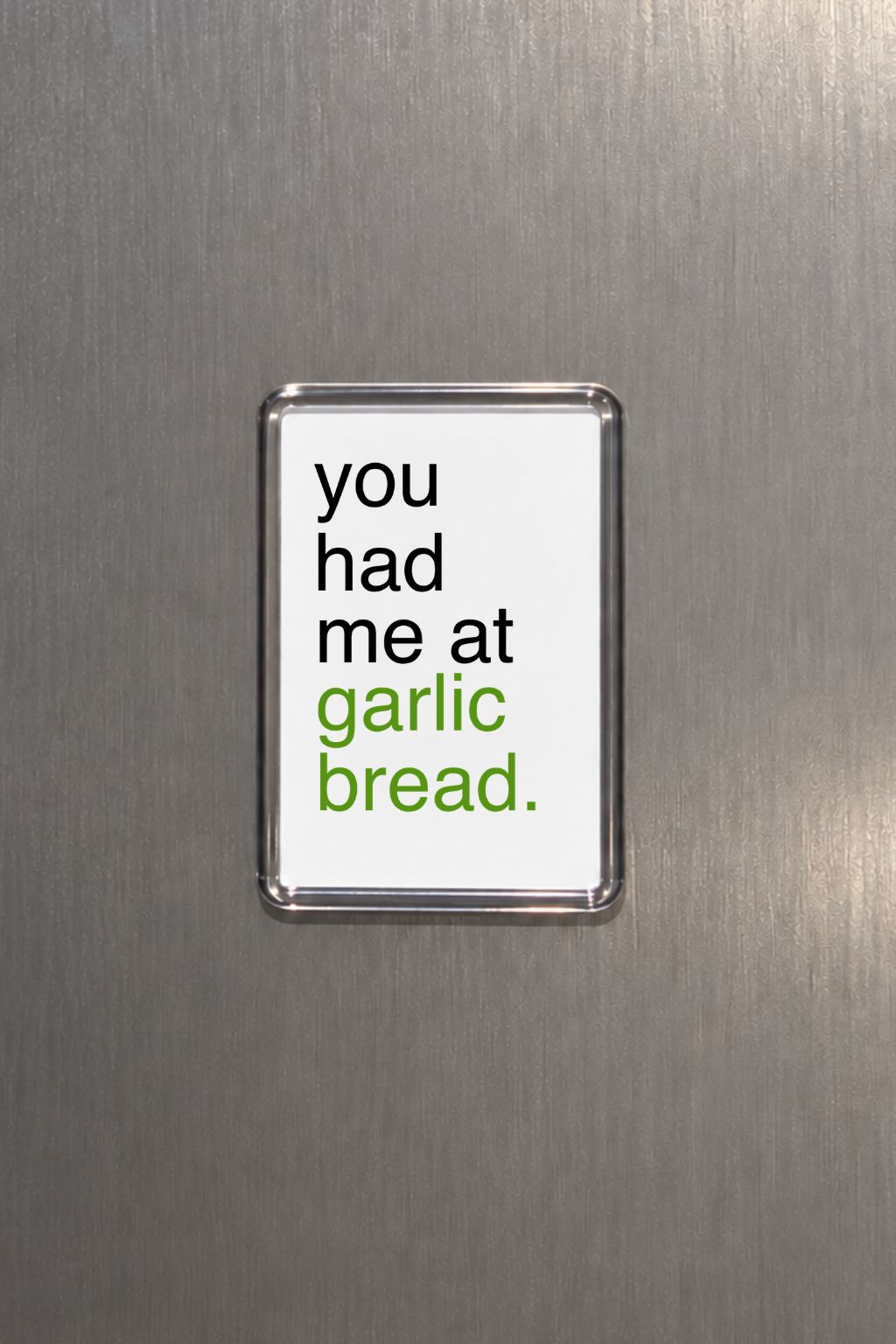 Funny Garlic Bread Magnet, Foodie Gift, Bread Lover Present, Humorous Kitchen Decor, Fridge Accessory, Italian Food Fan, Quirky Keepsake
