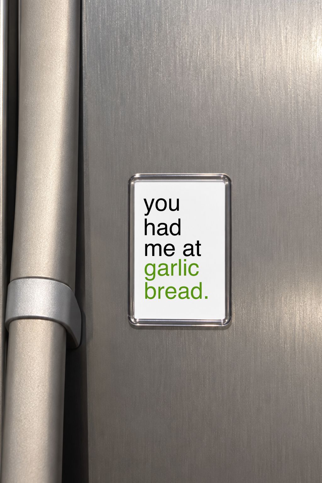 Funny Garlic Bread Magnet, Foodie Gift, Bread Lover Present, Humorous Kitchen Decor, Fridge Accessory, Italian Food Fan, Quirky Keepsake