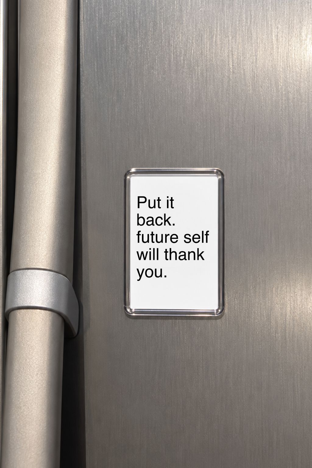 Funny Fridge Magnet, Put It Back Sign, Sarcastic Kitchen Decor, Organising Gift, Humorous Housewarming Present, Witty Home Accessory