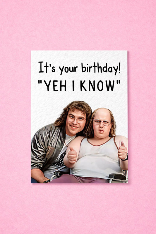 Little Britain - Andy and Lou - Funny Card - Funny UK Comedy Show - Famous Actor - Yeh I Know
