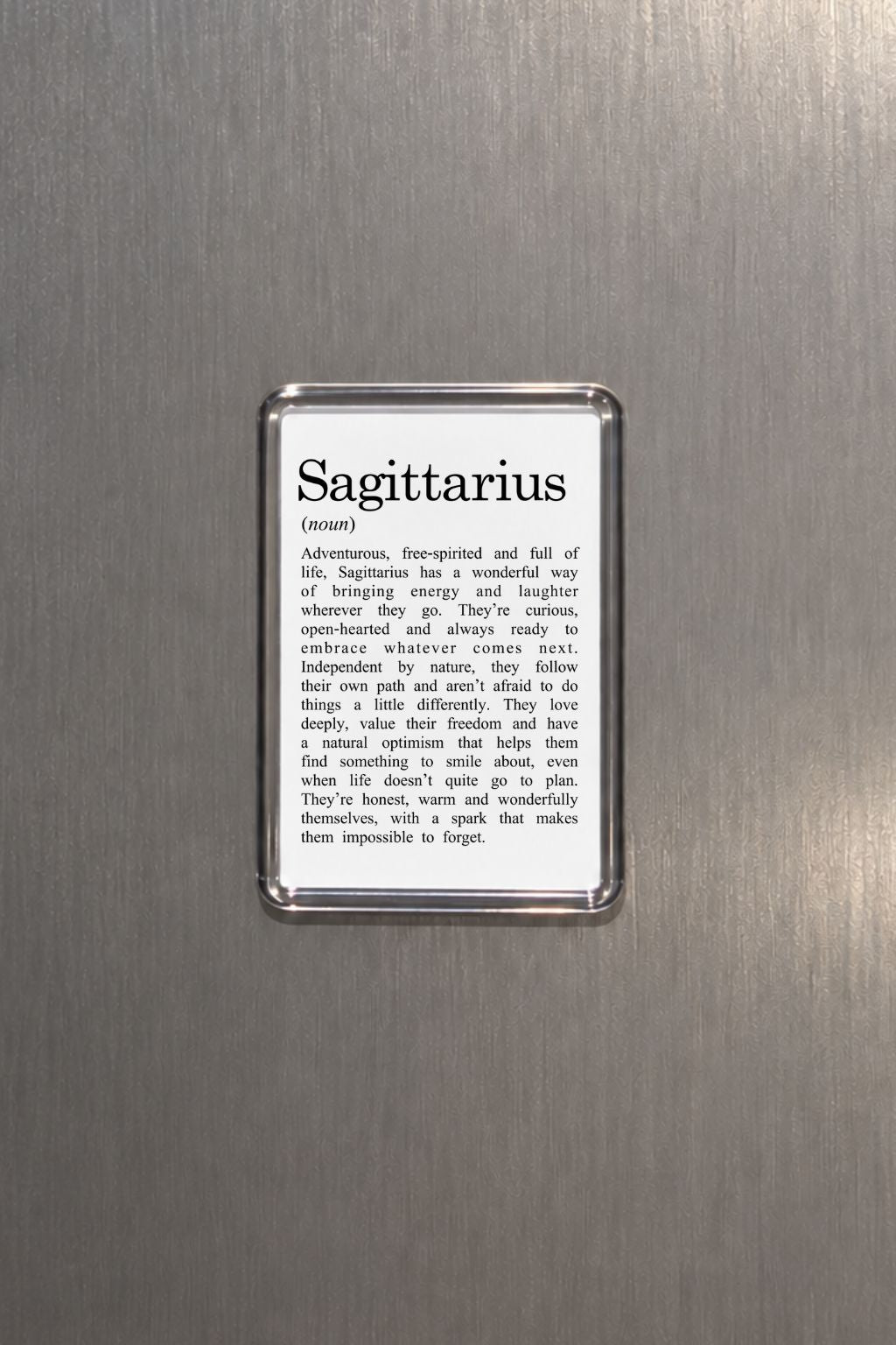 Sagittarius Zodiac Magnet, Astrology Gift, Horoscope Decor, Sagittarius Birthday Present, Fire Sign Accessory, Celestial Keepsake