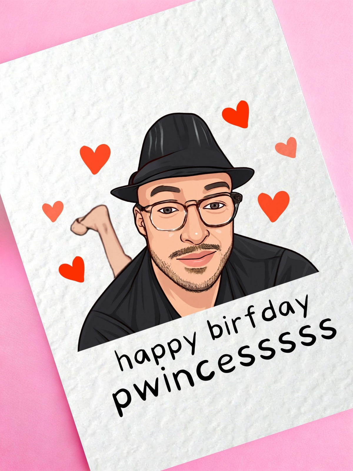 Happy Birthday Pwincess Funny Meme Greeting Card