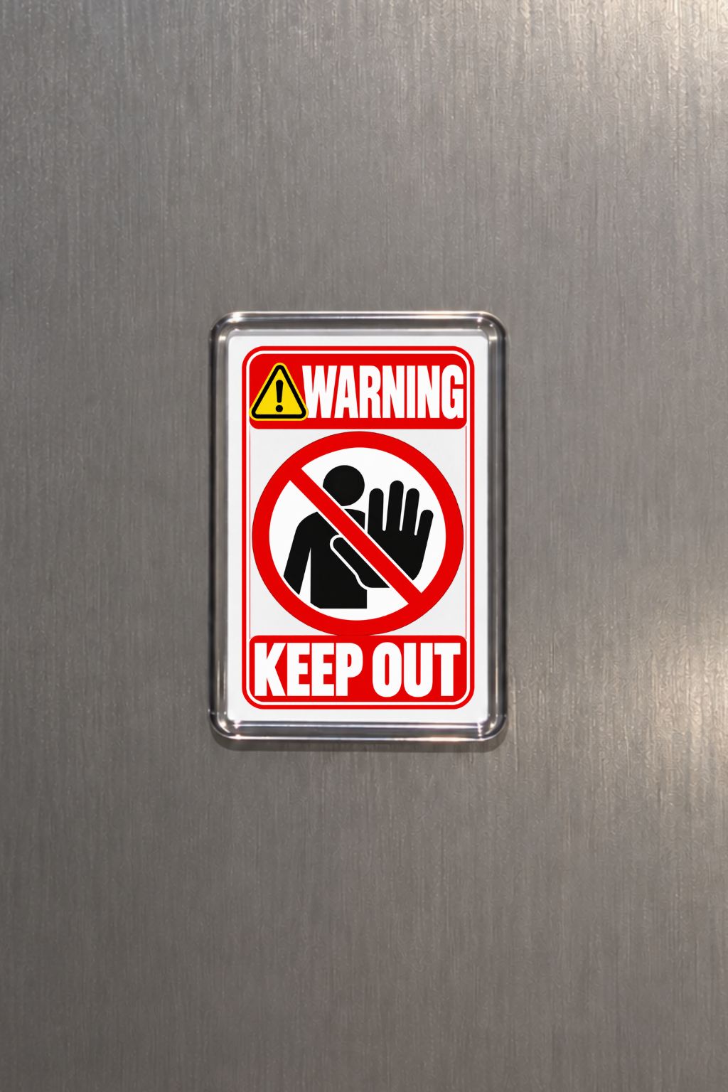 Warning Keep Out Magnet, No Entry Magnet, Do Not Disturb Sign, Novelty Warning, Home Decor, Office Magnet, Funny Gift, Boundary Sign