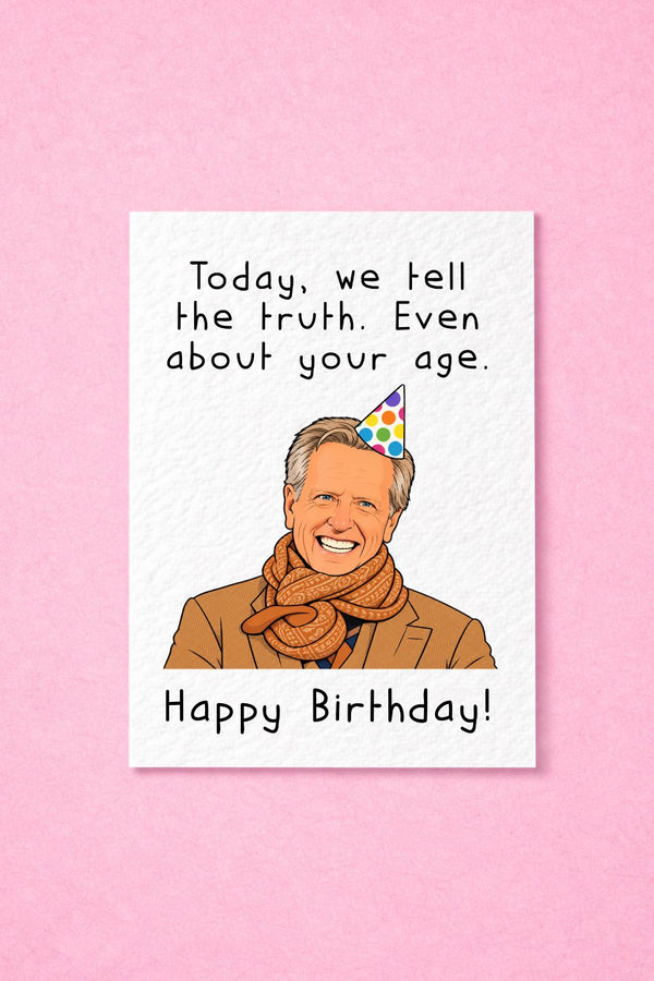 Funny Birthday Greeting Card Traitor Honesty Gift