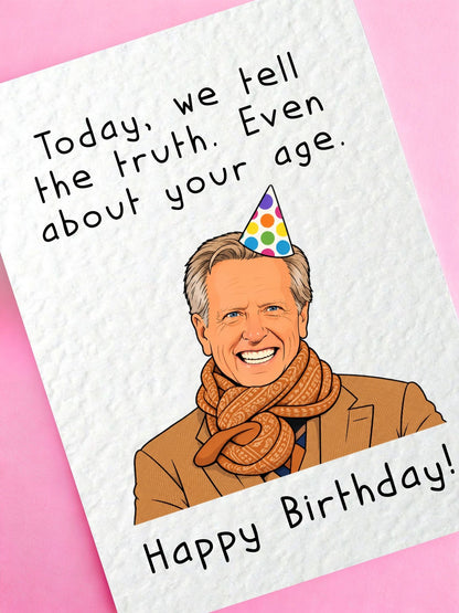 Funny Birthday Greeting Card Traitor Honesty Gift