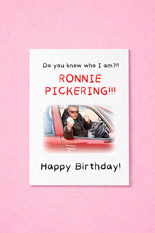Ronnie Pickering Birthday Card - Happy Birthday - Humorous Card - Funny Internet Meme - Tiktok Meme