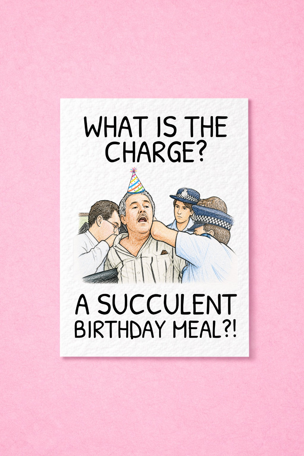 Democracy Manifest - A Succulent Chinese Meal Greeting Card Funny Meme